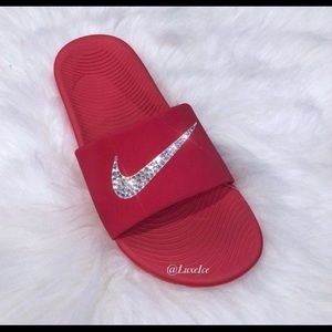 Nike Red Slides